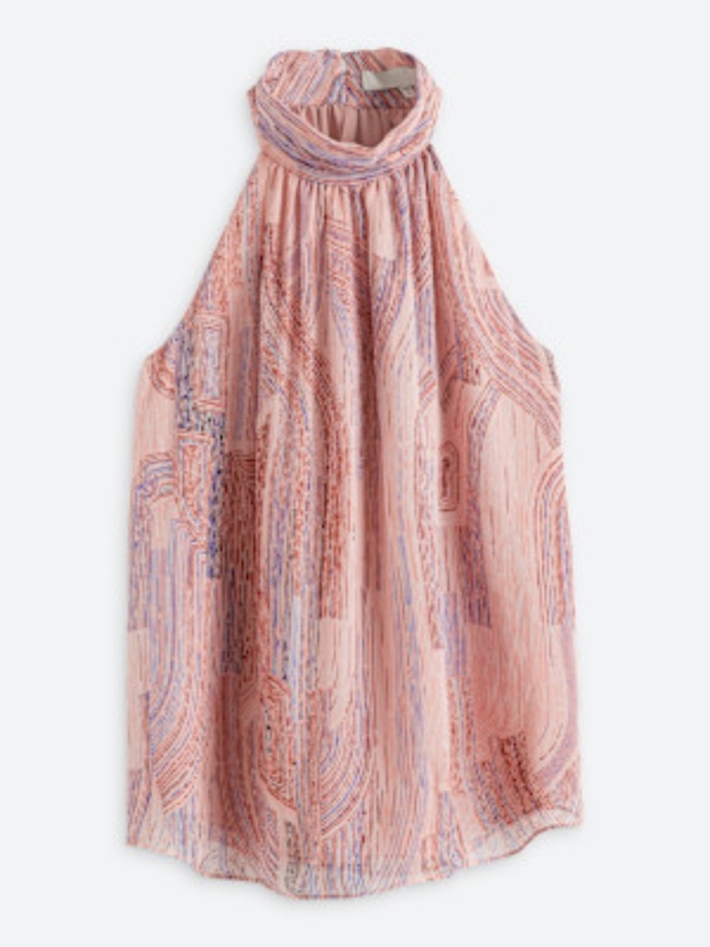 Sleeveless Silk Blouse